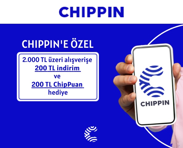 CHIPPIN İLE FASHFED'DE 200 TL İNDİRİM + 200 TL CHIPPUAN